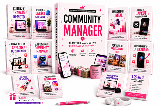 MASTER EN REDES SOCIALES: CONTENIDO UGC, MARKETING DIGITAL, COMMUNITY MANAGER Y MAS.